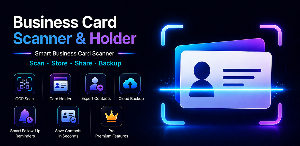 Business Card Scanner & Holder
